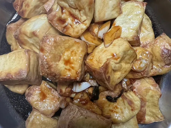 氣炸板豆腐