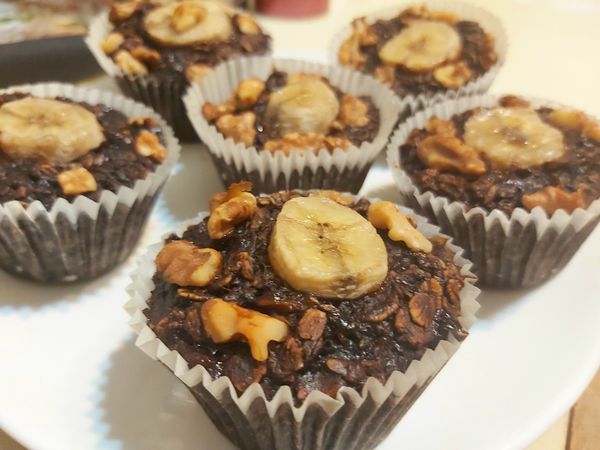 香蕉可可燕麥馬芬