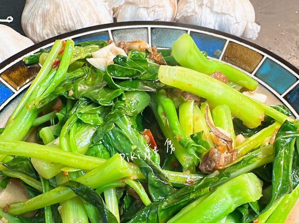 魚乾辣椒炒芥蘭