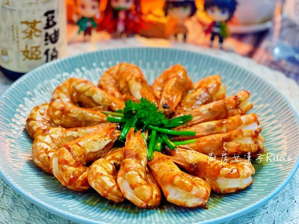 醬油熗蝦