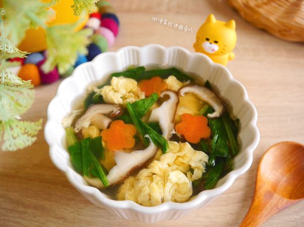 日式菠菜蛋花湯