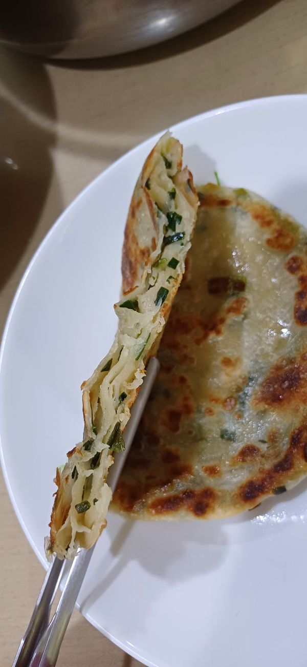 很多蔥的蔥油餅