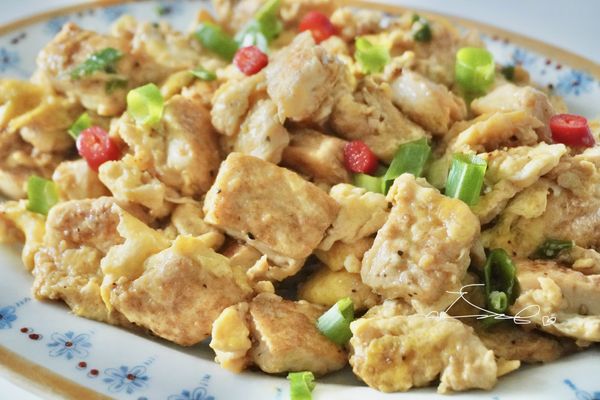 炒雞蛋家常豆腐