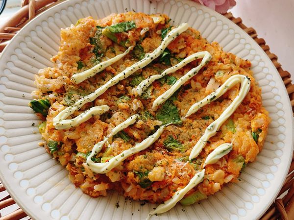 韓式泡菜米煎餅（蛋素）