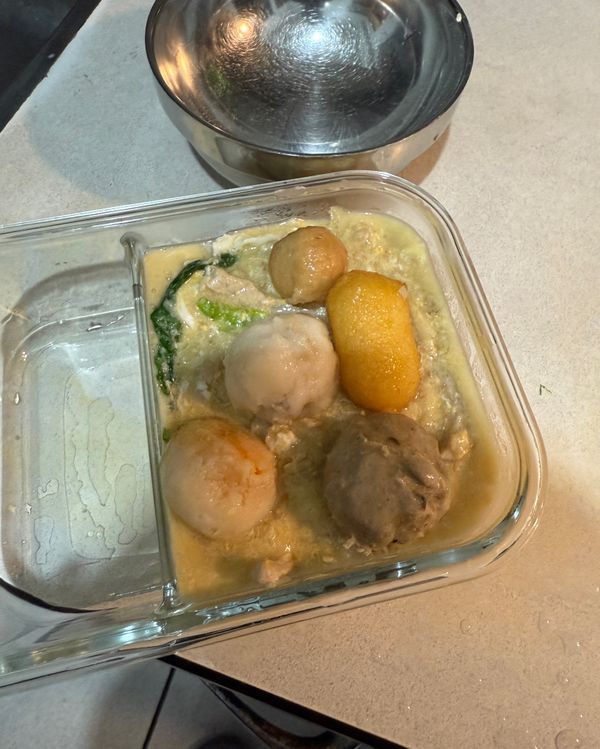麻油豬燕麥粥