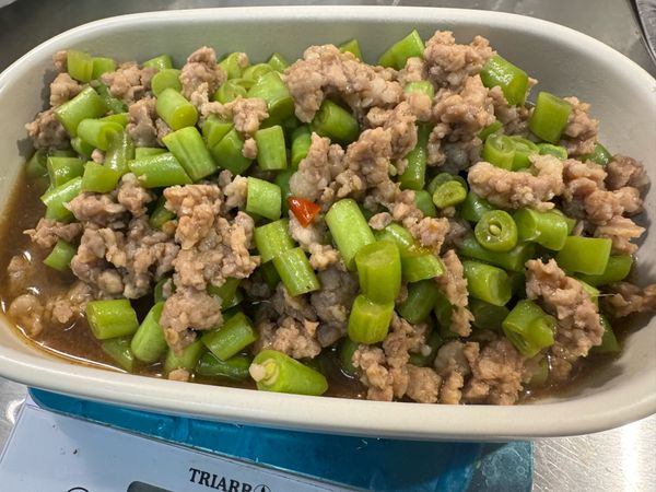 四季豆炒肉末