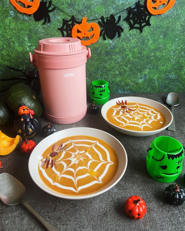 蜘蛛網南瓜濃湯(燜燒鍋版)