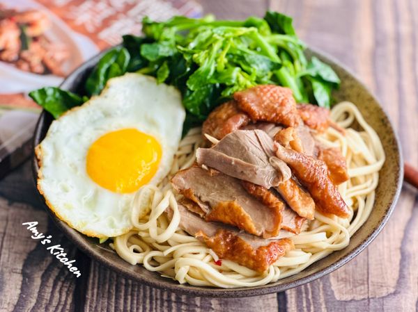 烤鴨拌麵 (清冰箱料理懶人包)