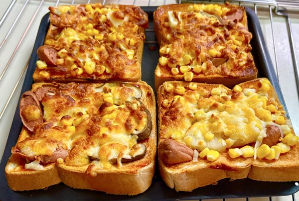 吐司披薩（奶素）