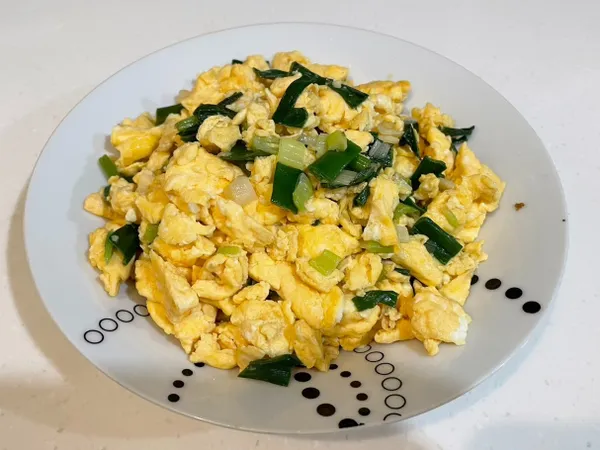蔥蒜鮮香嫩蛋/蔥蒜炒蛋/蔥蒜鮮味炒手風味