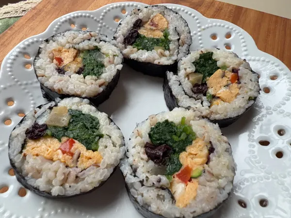 菠菜壽司卷（蛋奶素）