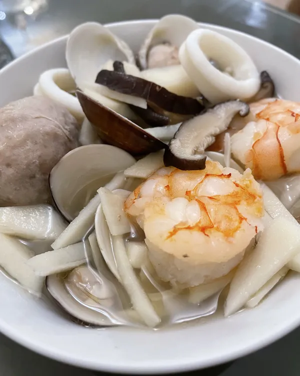 竹筍海鮮湯泡飯