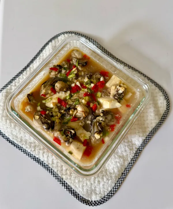 蚵仔豆腐煲-飛利浦氣炸鍋 蒸炸