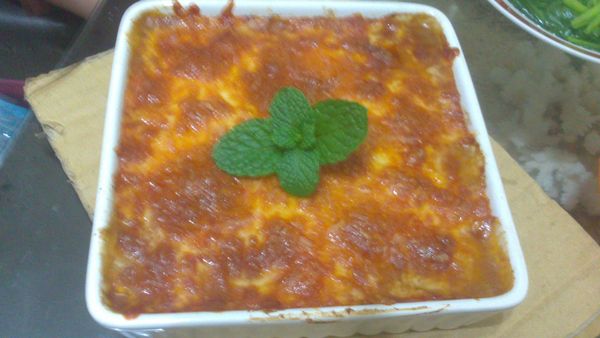 {超簡單}焗烤肉醬茄子