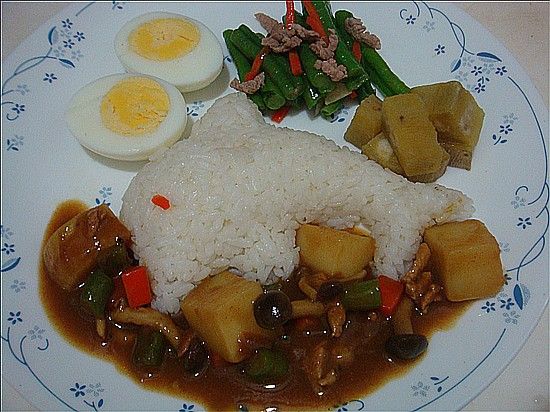 咖哩地瓜飯簡餐