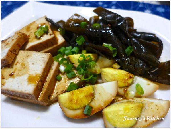 滷味拼盤(海帶結、百頁豆腐、蛋)
