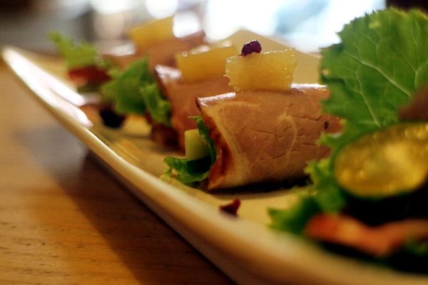 【女士一口食】圓腿時蔬捲