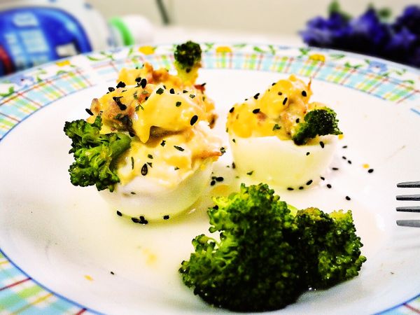 可爾必思雞蛋杯沙拉【可爾必思】