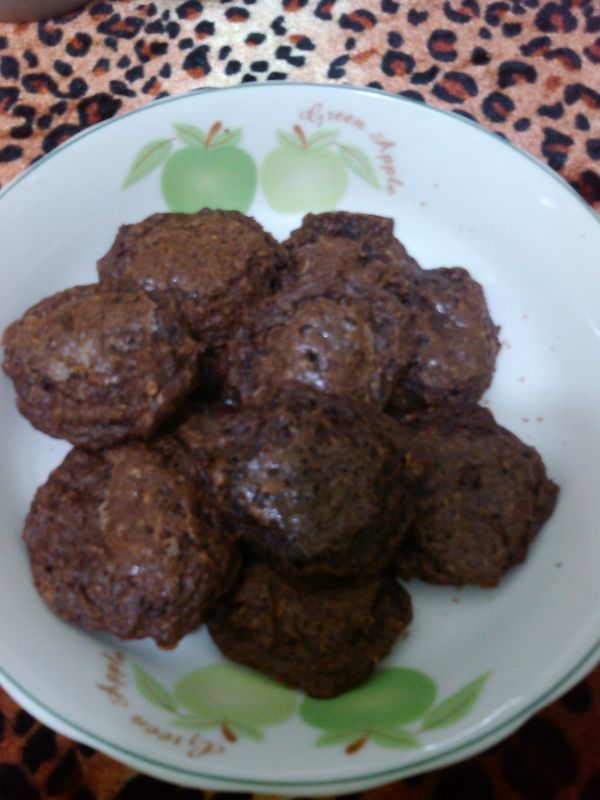 燕麥可可餅乾(無油、無糖、無蛋、無麵粉)