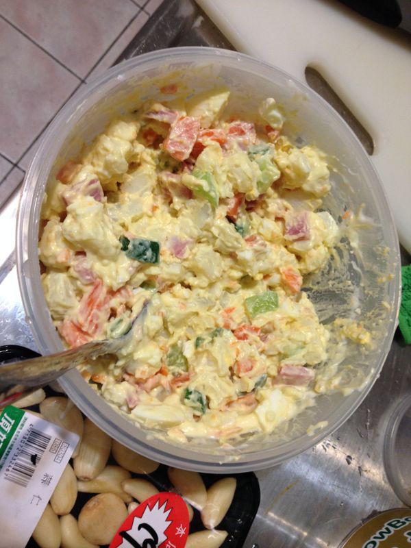 *annalilymami料理*-馬鈴薯火腿沙拉