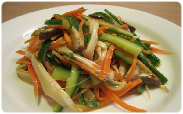 涼拌素絲 (杏鮑菇)