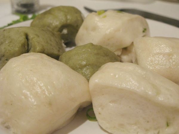 [麵包機] 牛奶饅頭 （蔥花/抹茶）