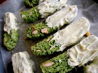 [ 抹茶一起動手作] 抹茶白巧克力杏仁餅