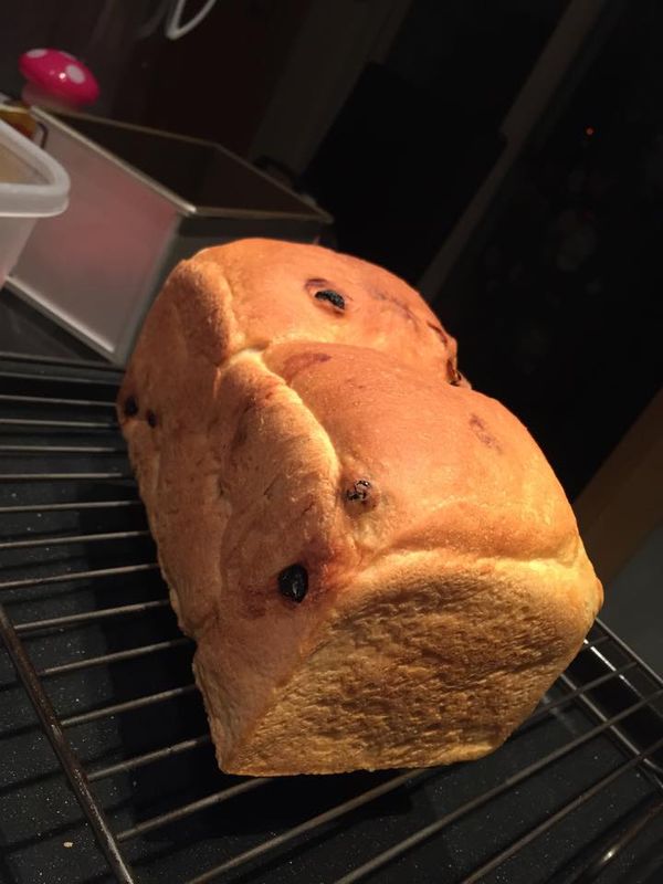 小波媽媽的葡萄乾吐司