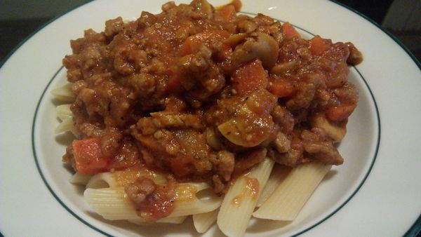 肉醬義大利麵