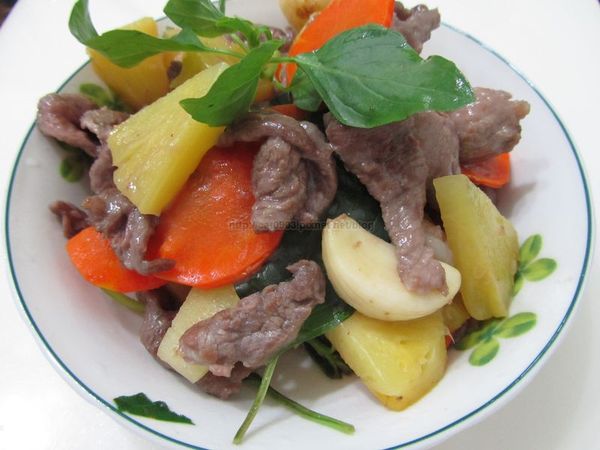 5分鐘料理-鳳梨塔香豬肉(2人份)