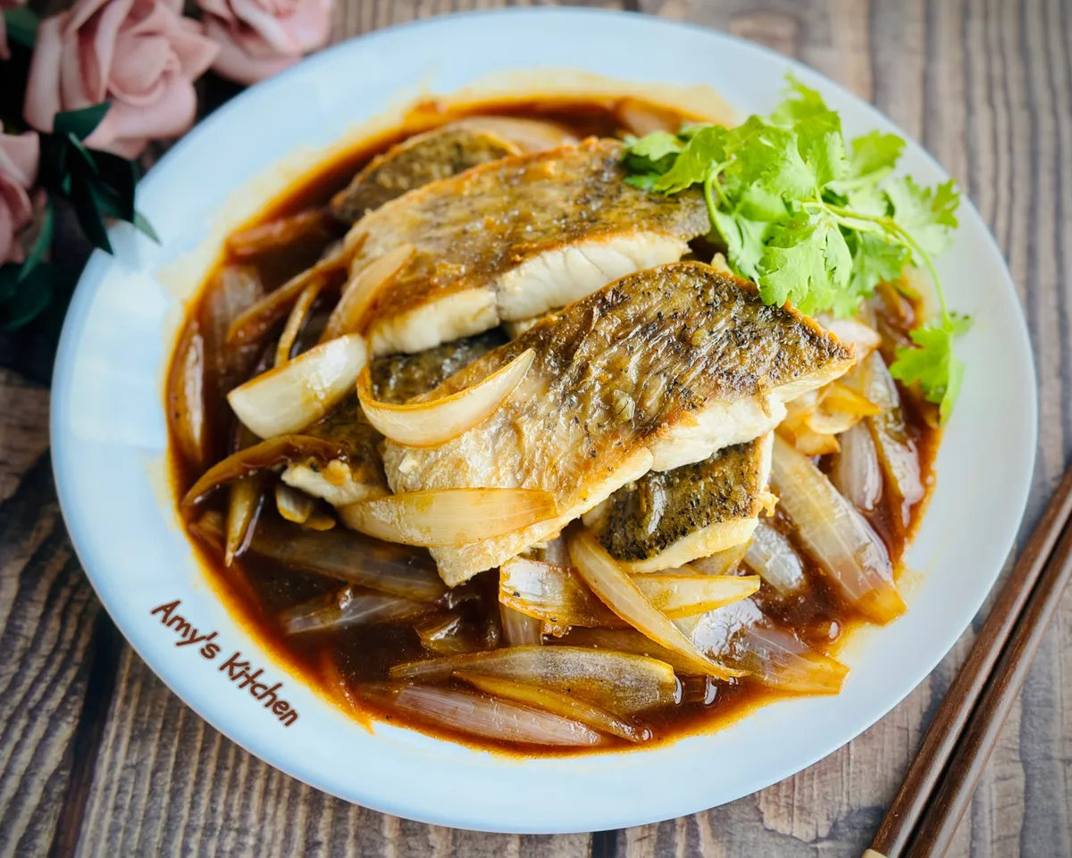 蔥燒鱸魚 / 家常菜