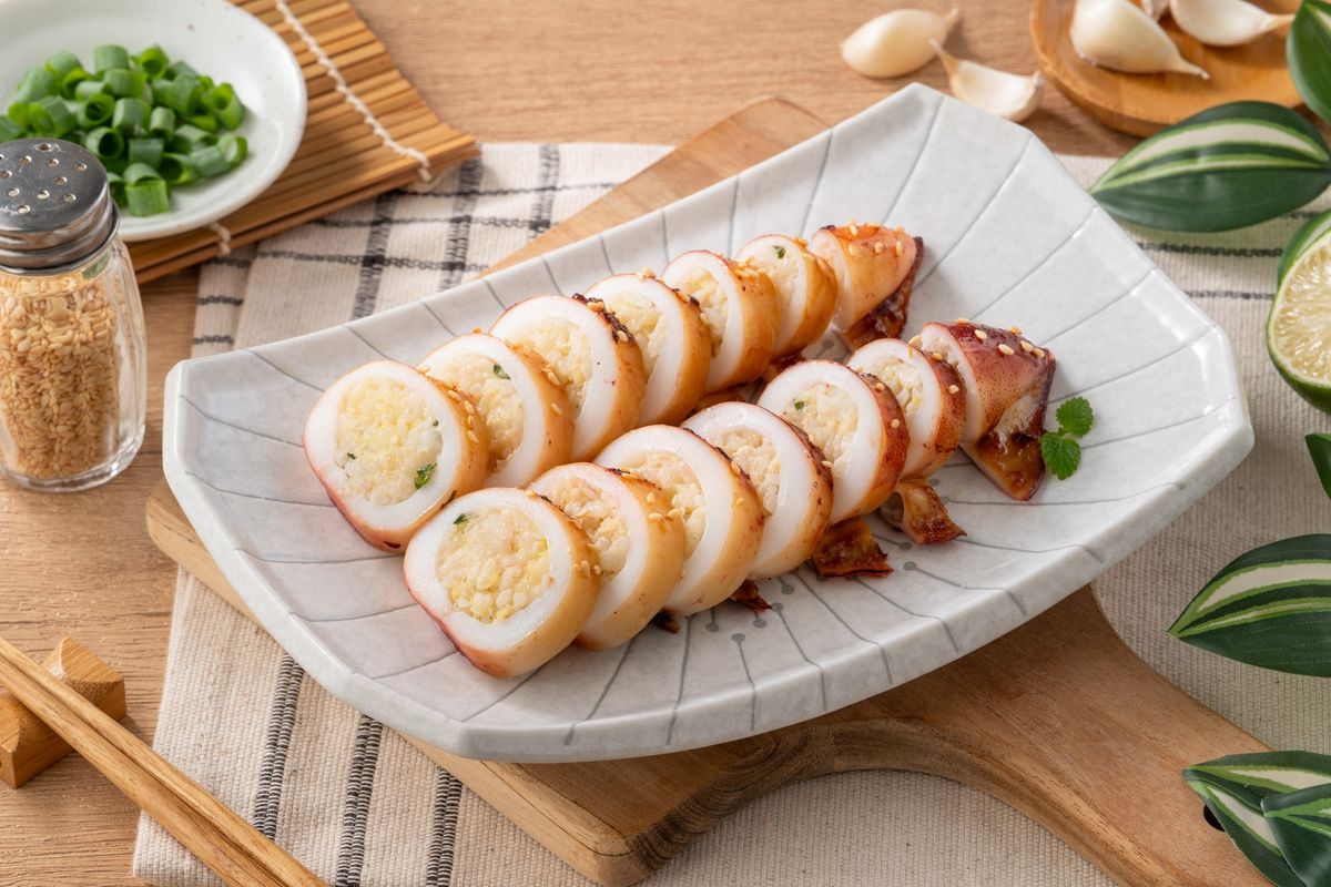 蒜香中卷鑲飯