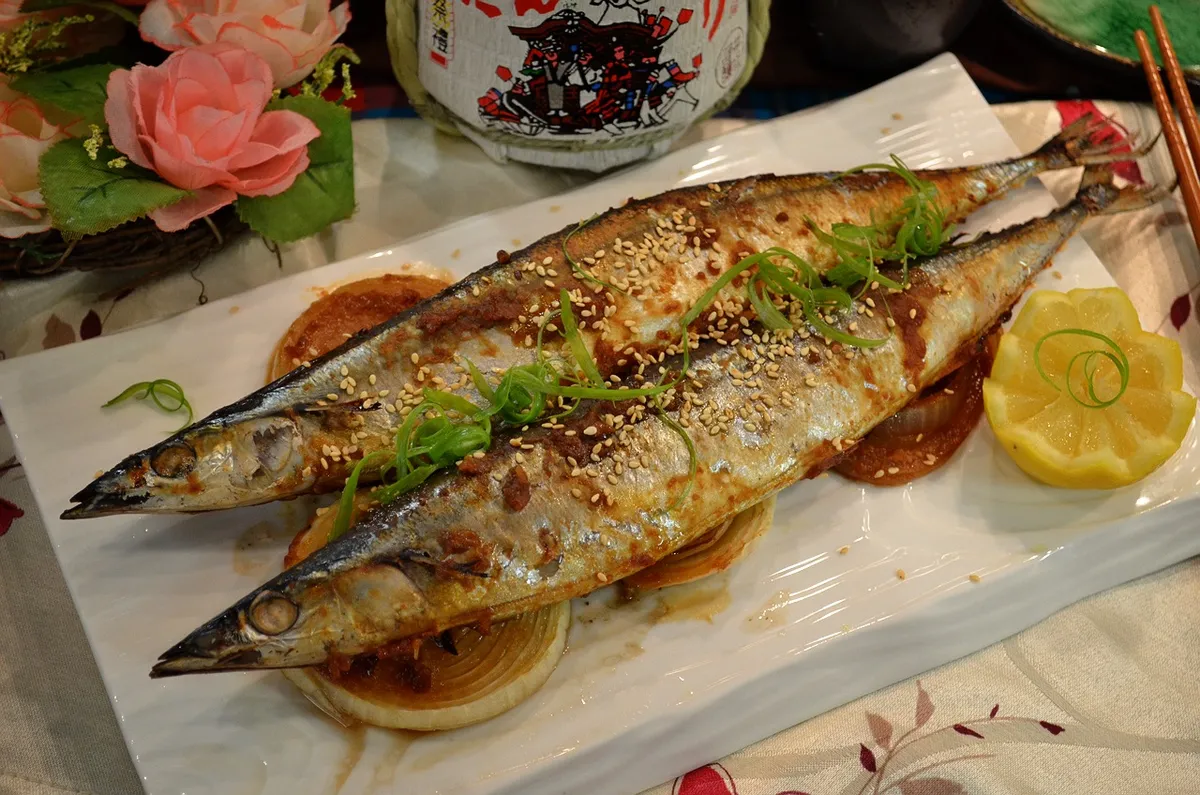 味噌烤秋刀魚