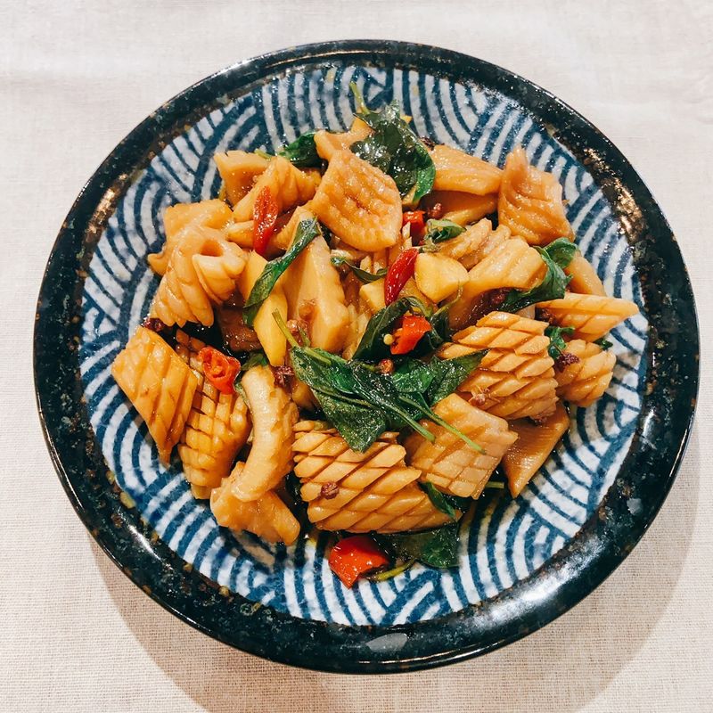 麻香三杯魷魚