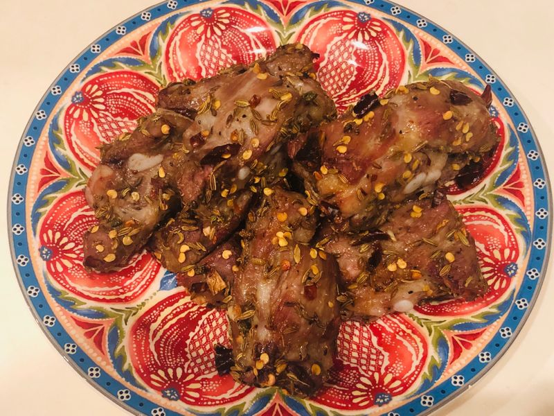 辣茴香烤排骨