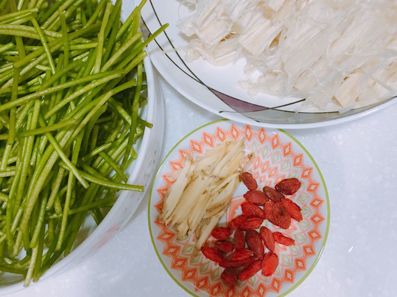 麻油炒水蓮