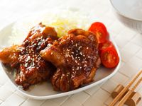 (超簡單+不用油) 照燒雞腿排
