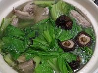 香菇刈菜雞湯