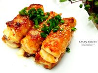 豆腐起司肉片捲