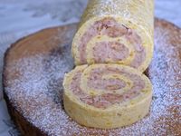 芋頭牛奶蛋糕捲『減糖減油』烘焙展食譜募集