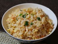鮭魚干貝醬炒飯