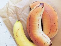 肉桂香蕉卡仕達餡麵包