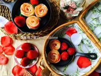 春日裡的幸福花：玫瑰蘋果派、草莓玫瑰花
