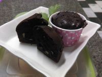 巧克力布朗尼杯子蛋糕