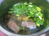 簡易豬血湯