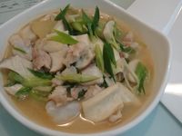 麻油曼波魚炒杏鮑菇