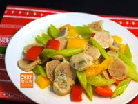 Mimi♥甜椒炒魚丸【便當菜】