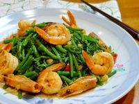 鮮蝦龍鬚炒