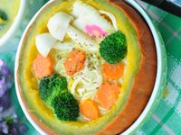 南瓜濃湯麵【五木好麵坊】