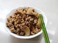 杏鮑菇瓜仔肉燥